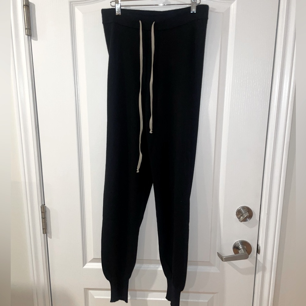 Men's Black Jogger Pants with Drawstring